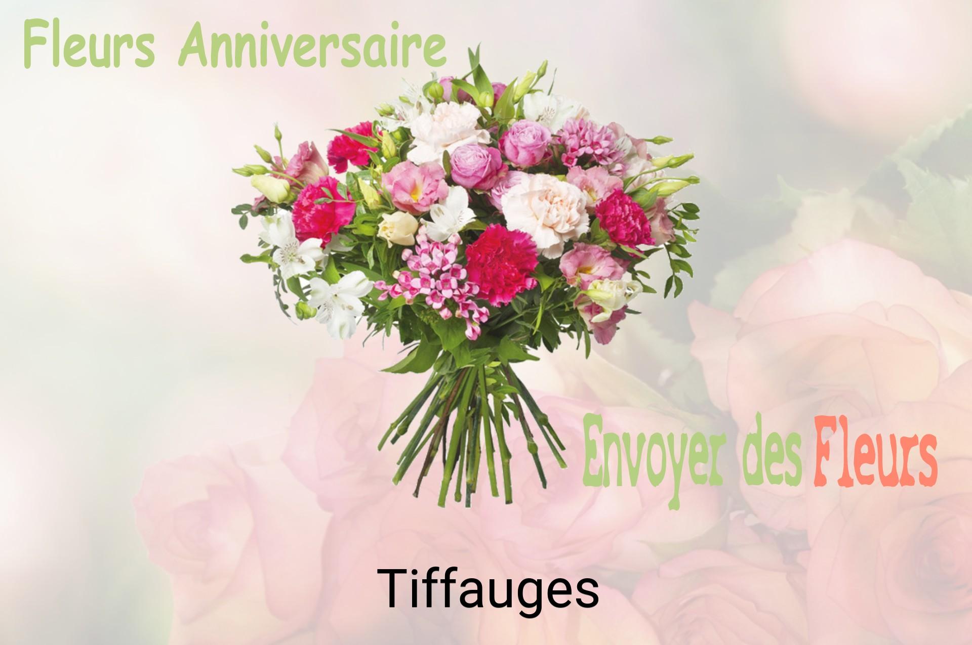 Bouquet de fleurs d’anniversaire livré à Tiffauges