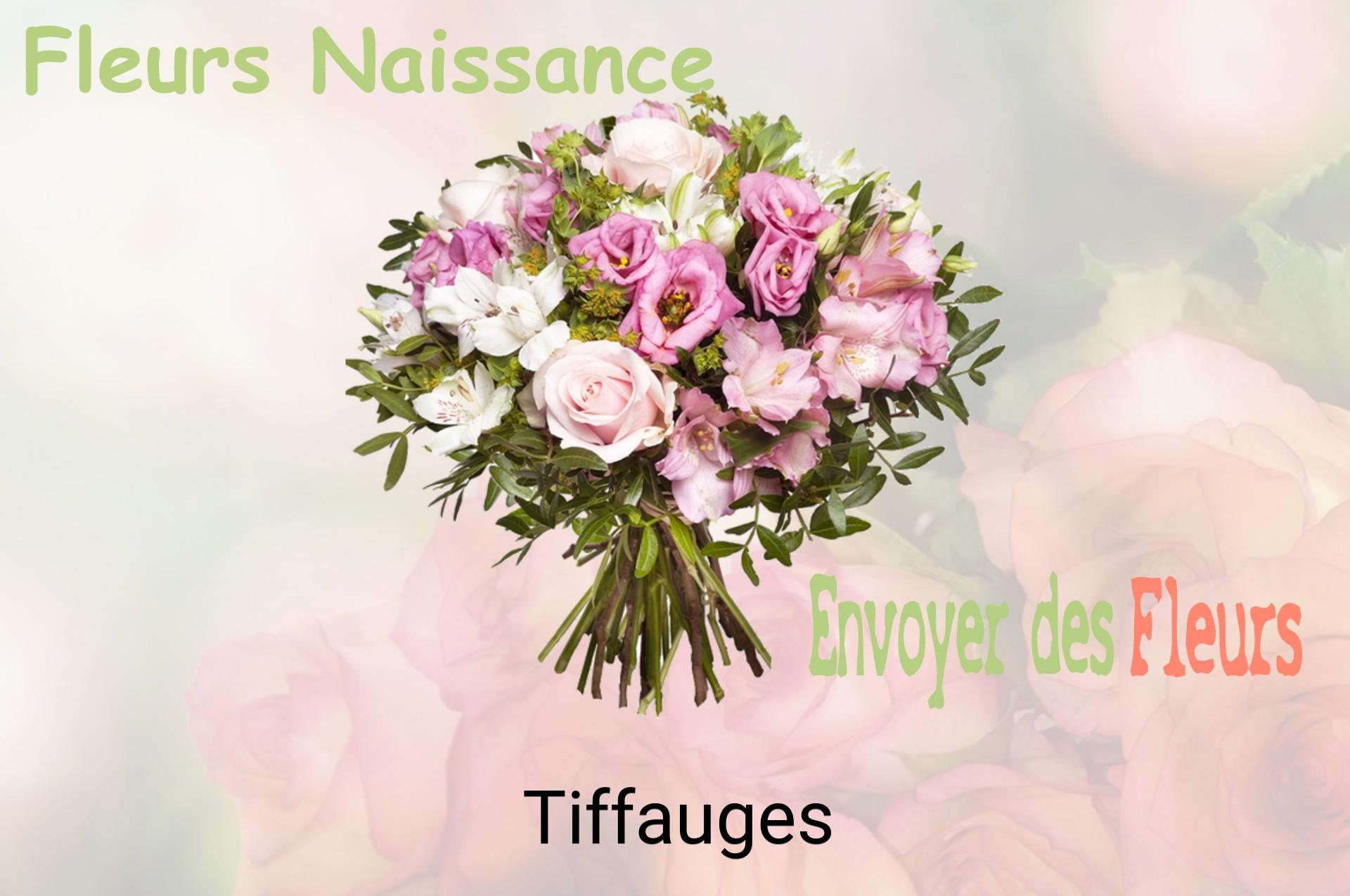 Bouquet de fleurs de naissance livré à Tiffauges